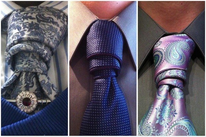 Как завязывать галстуки (легкая схема)