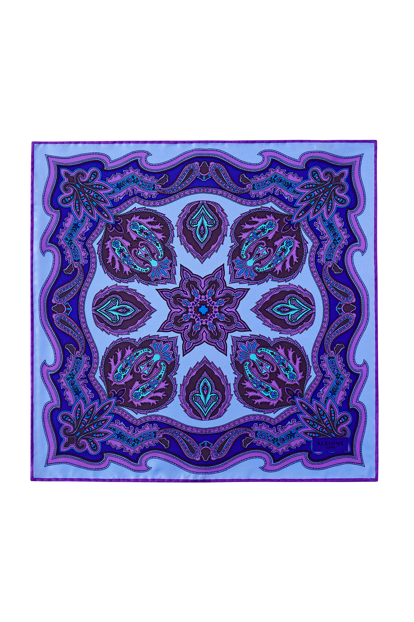 Платок Albione 483mi, цвет фиолетовый