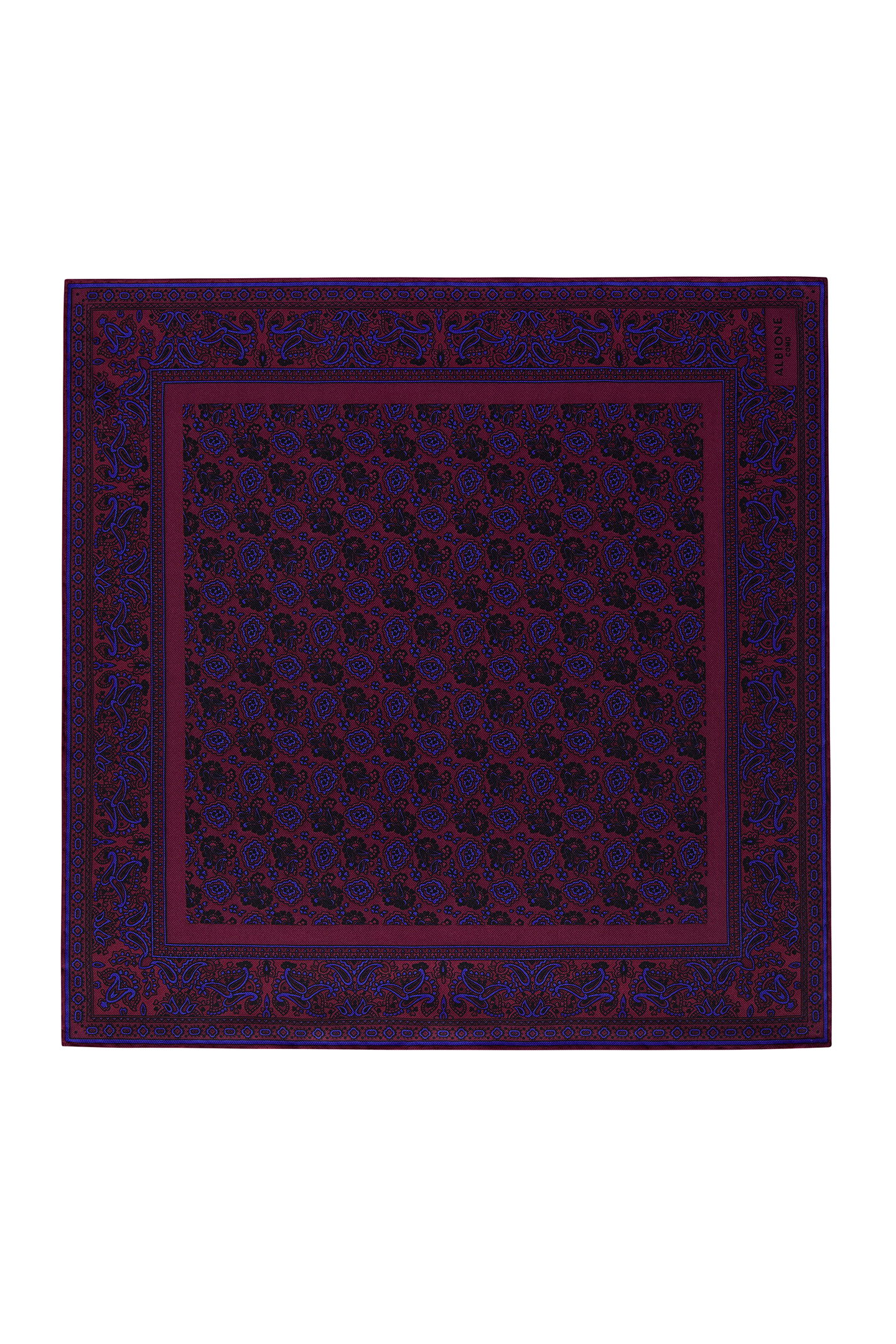 Платок Albione 483mi, цвет бордовый - фото 1