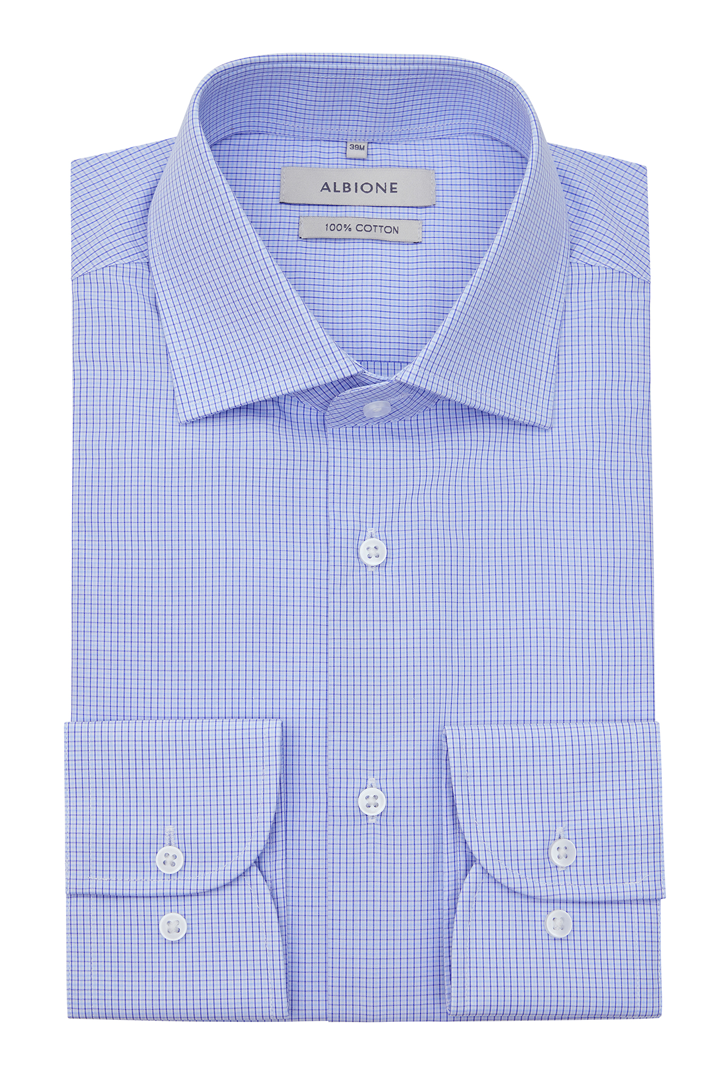 Сорочка Albione 651Sa, цвет голубой, размер 38