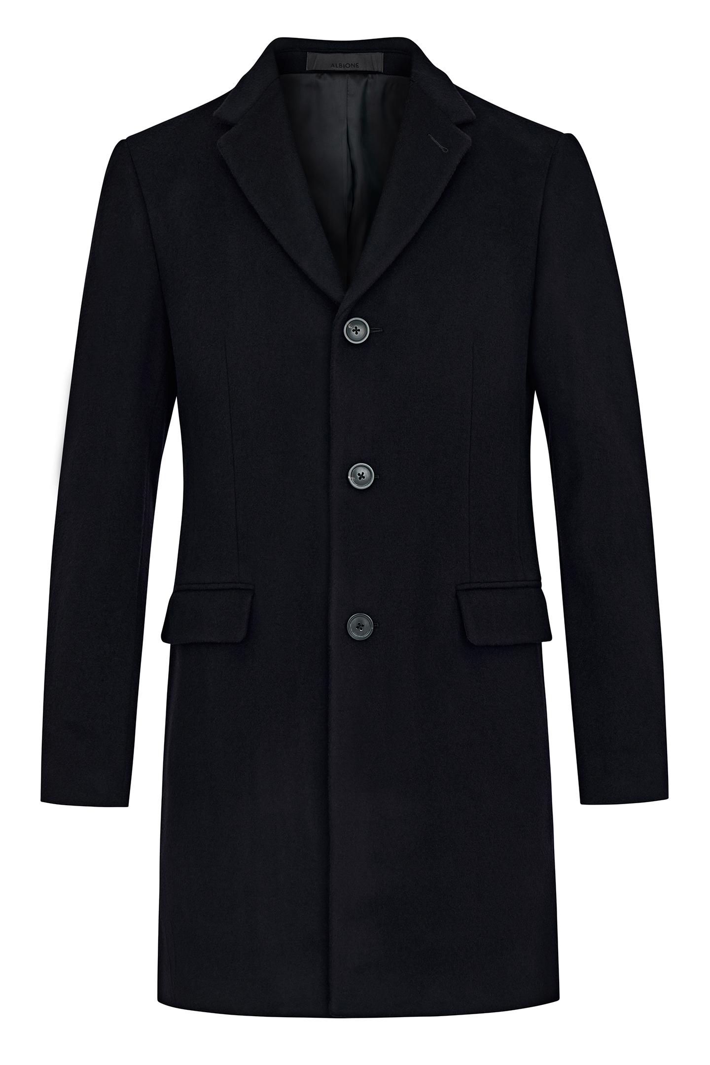 Пальто Albione 141C, цвет темно-синий, размер 52