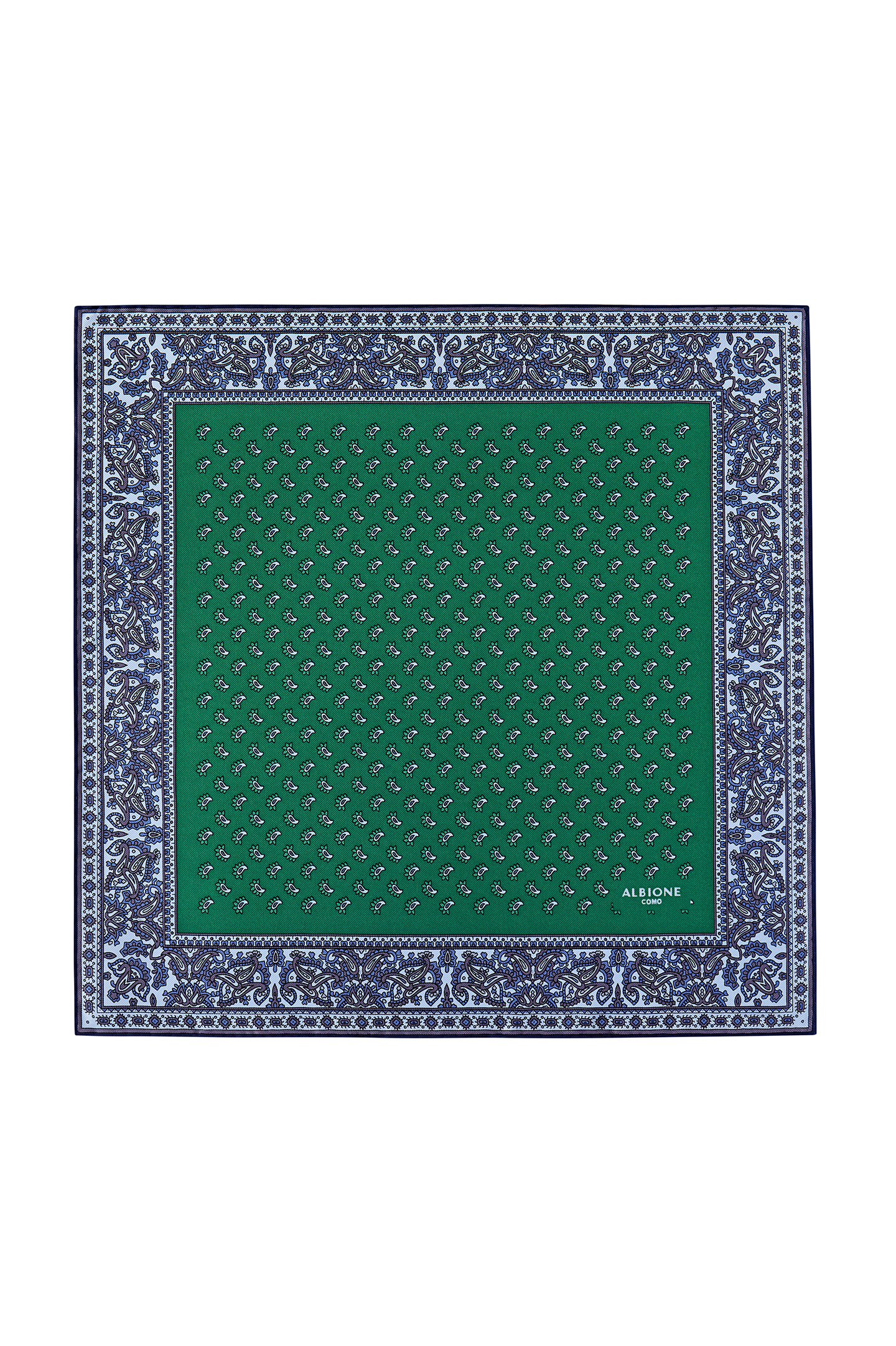 Платок Albione 483mi, цвет сине-зелёный - фото 1
