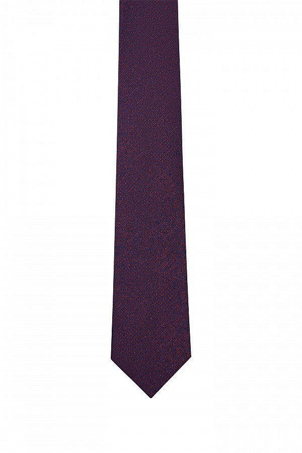 Сине-бордовый текстурный галстук