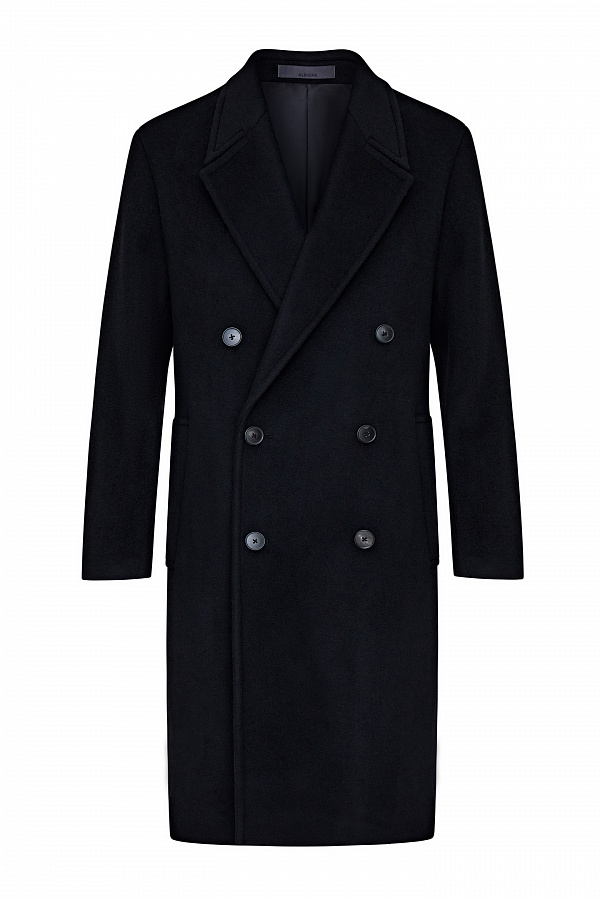 Пальто oversize черного цвета
