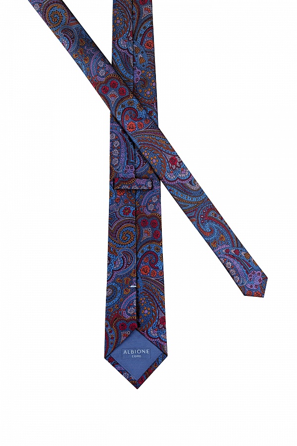 Стильный галстук с ярким узором