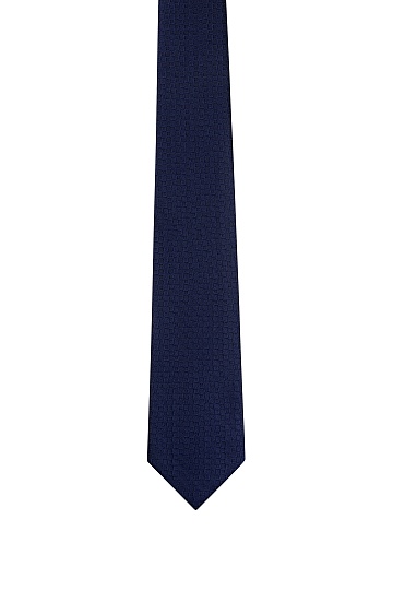 Темно-синий галстук