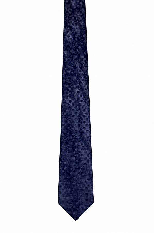 Синий фактурный галстук