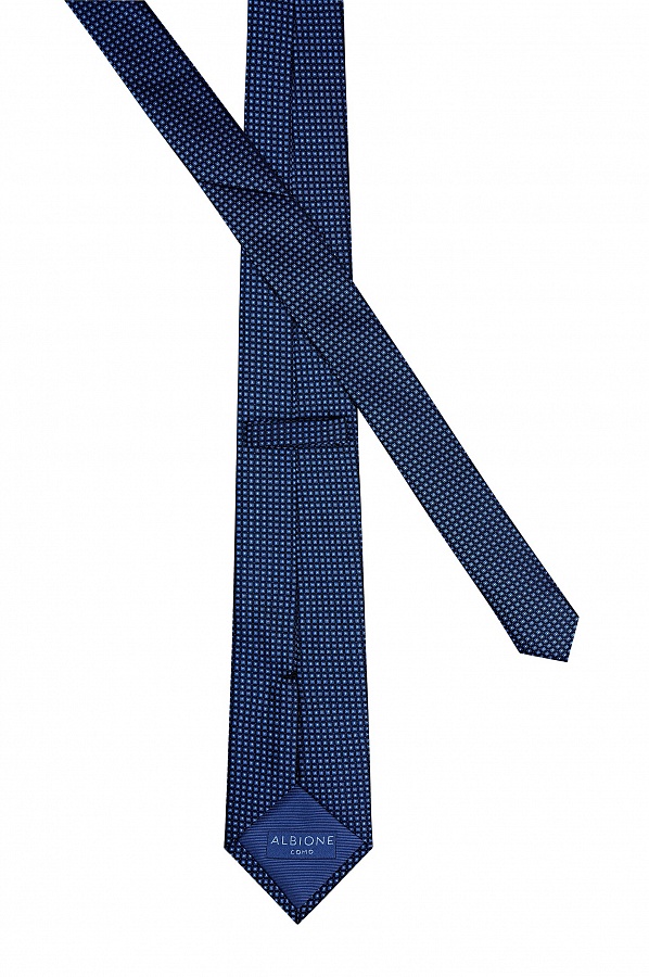 Голубой галстук в точку