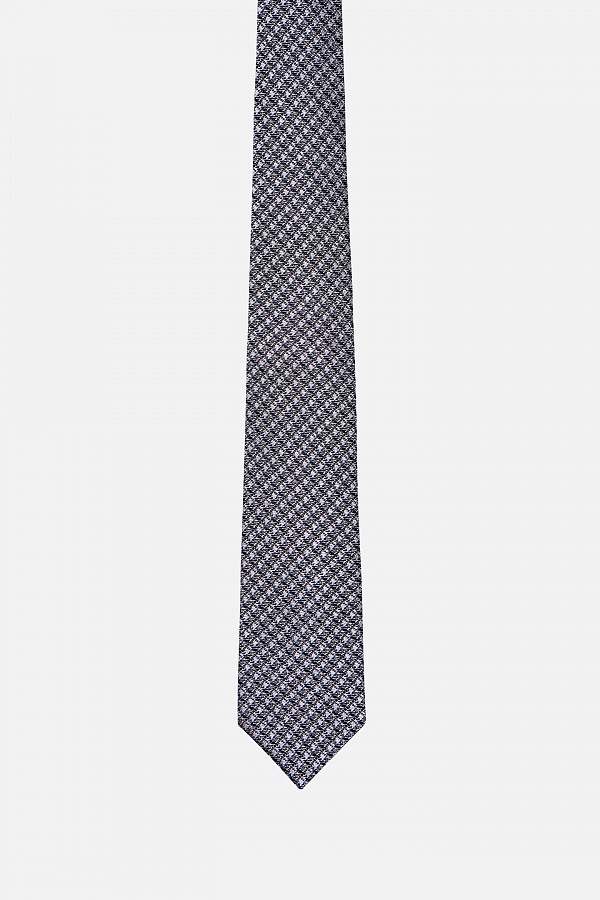 Стильный текстурный галстук черного цвета