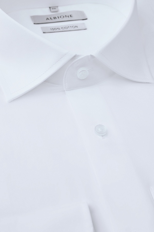 Белая однотонная сорочка