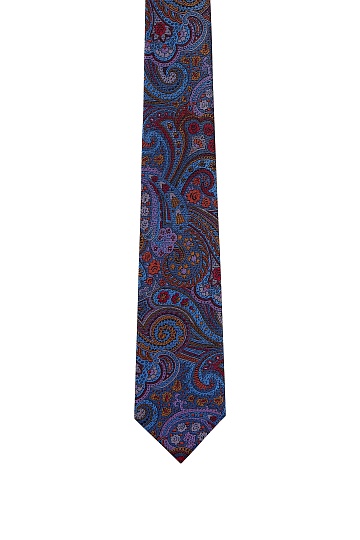 Стильный галстук с ярким узором