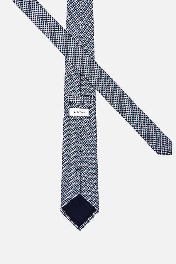 Серый текстурный галстук