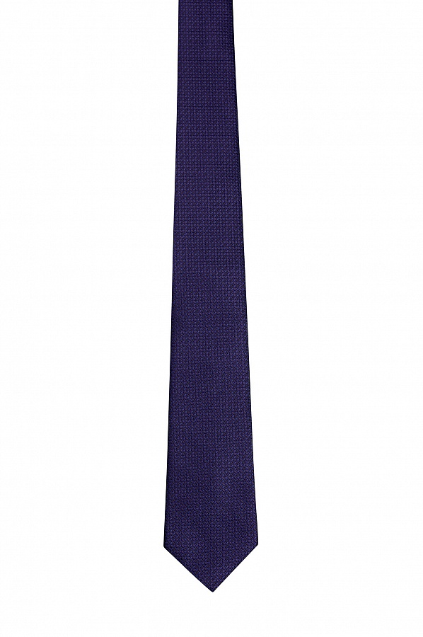 Фиолетовый галстук в точку