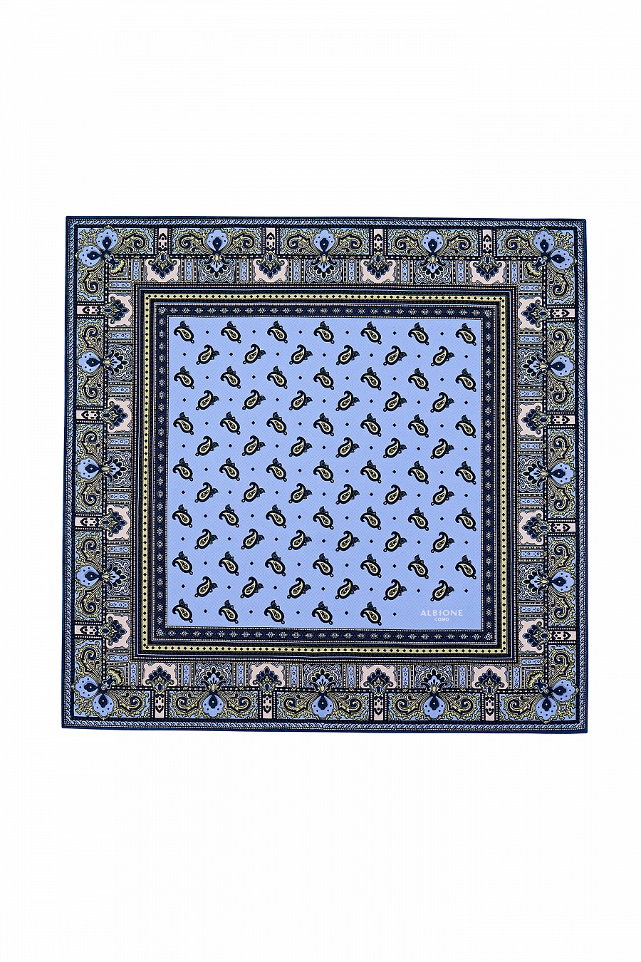 Арабские платки синие с узором. Платок Albione.