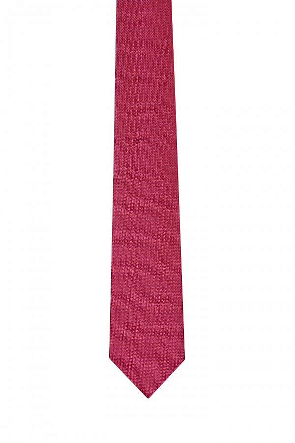 Текстурный галстук цвета фуксия 