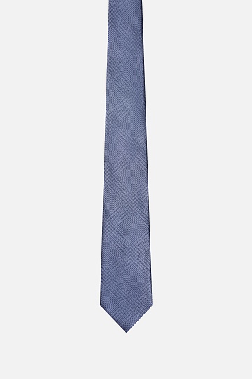 Синий текстурный галстук