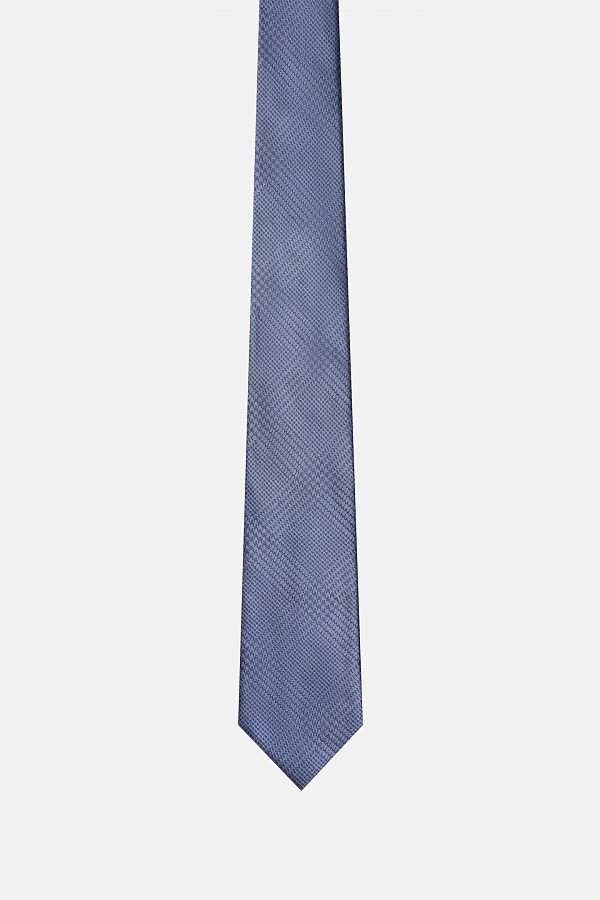 Синий текстурный галстук