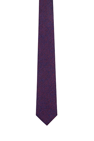 Стильный бордово-синий галстук