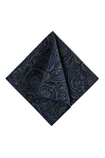 Платок темно-синего цвета с узором