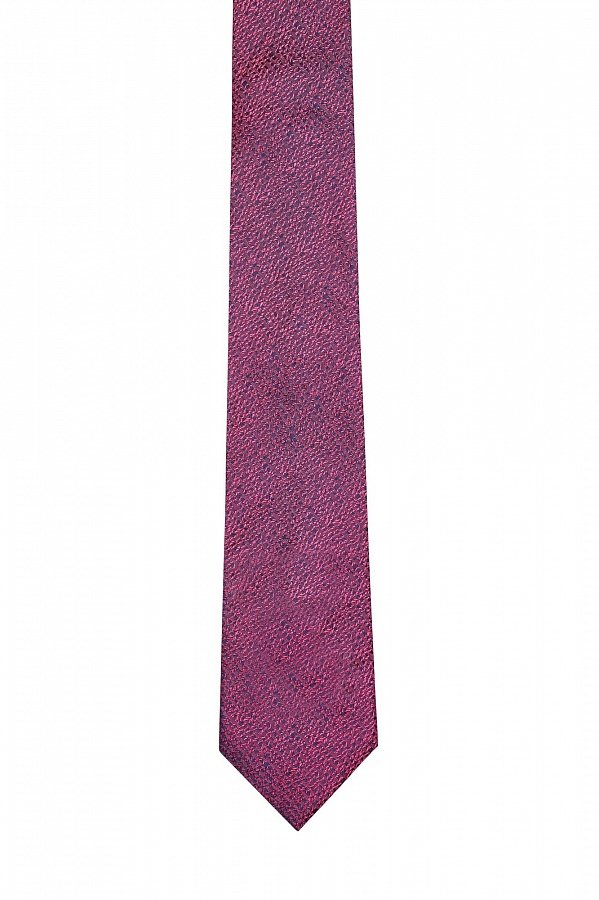 Галстук темно-розового цвета с орнаментом