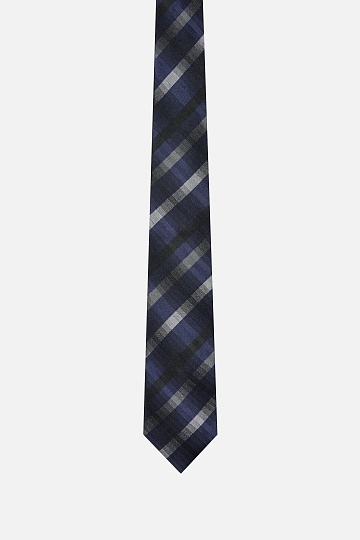 Стильный темно-синий галстук